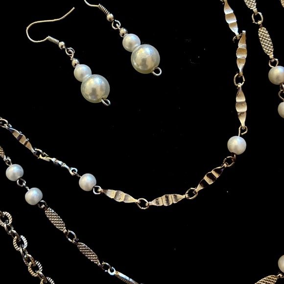 Handmade Jewelry - Jewelry Set: Bracelet, Necklace, Earrings, Bangles